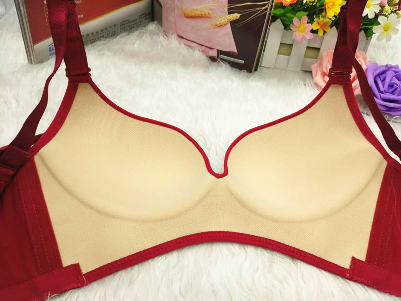 Áo ngực không vành liền mạch một mảnh đầy sao gợi cảm tập hợp áo ngực nhỏ để nhận phần ngực nhỏ của phụ nữ đồ lót mỏng quần áo lót đẹp