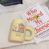 Hanfeng Ins Milk Huo Huo Cup Cup Cup Kind's Gutders Forting Practical Ceramics Water Cup Girl Heart Cup Cup Cup