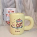 Hanfeng Ins Milk Huo Huo Cup Cup Cup Kind's Gutders Forting Practical Ceramics Water Cup Girl Heart Cup Cup Cup