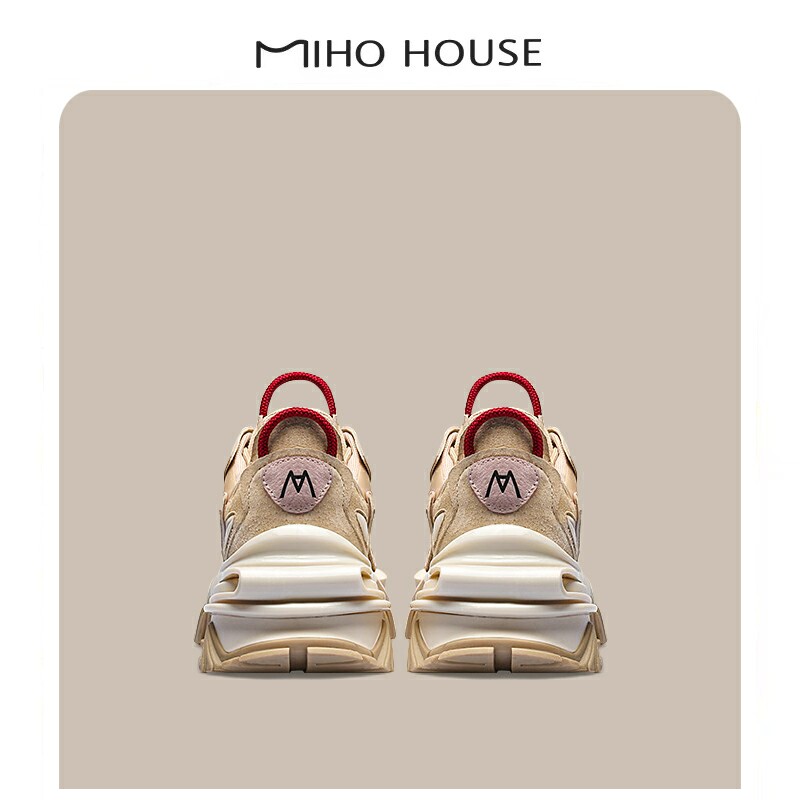 Ulovazn Japanese daddy shoes in Europe station trend multi-layer splicing thick soles with leisure sports shoes