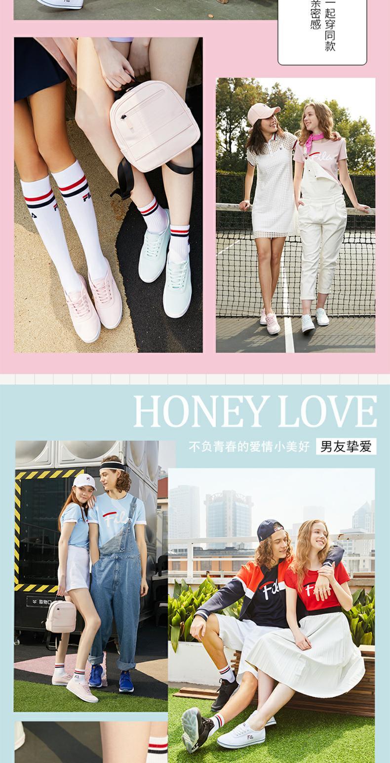 Giày vải Fila Fila Giày nữ 2018 chính thức giúp đỡ thấp macarons phiên bản Hàn Quốc của giày trắng giản dị hoang dã giày sneaker nam đẹp
