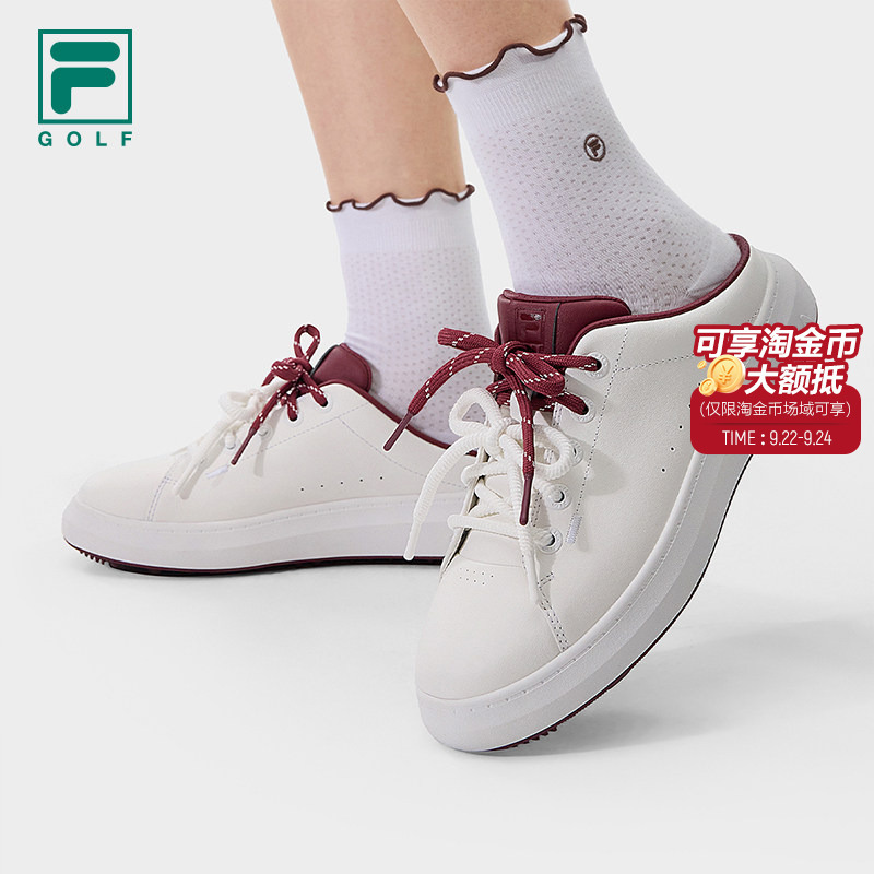 Fila 1911丨Fila Mule Slippers 26 Autumn New Women's Shoes Golf Shoes Slip-On Birkenstock Shoes