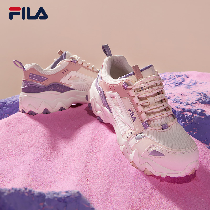 Fila Casual Shoes for Women, New Spring and Summer Models, Lightweight Thick-Soled Height-Increasing Official Genuine Women's Dad Sneakers