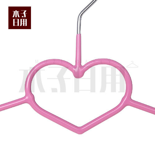 Bold non-slip love clothes hanger clothes store adult metal clothes hanger hook ເຄື່ອງ​ນຸ່ງ​ຫົ່ມ​ໃນ​ຄອບ​ຄົວ​ແຫ້ງ rack