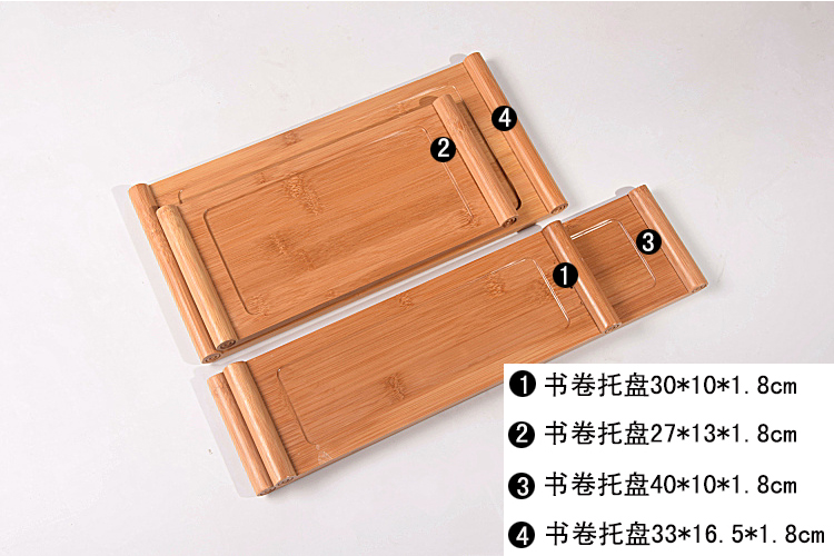 Nhật Bản phong cách tre gỗ pallet gỗ tấm hình chữ nhật Tre tấm gỗ tấm gỗ khay gỗ khay trà tấm nướng đũa gỗ cao cấp xuất khẩu