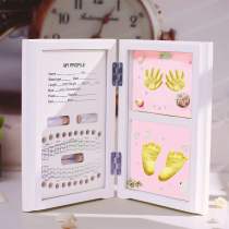 Childrens deciduous teeth change teeth collection newborn fetal hair diy storage box Baby Full Moon hand foot souvenir