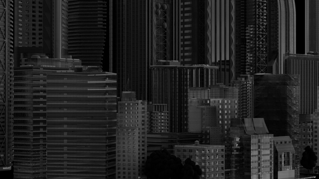 K015新东京摩天大楼巨型建筑空间概念3D模型 Kitbash3D – Neo Tokyo blendr模型 c4d模型-cg男孩