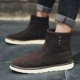 Giày nam mùa đông Giày tuyết nam Giày cao cổ Hàn Quốc Giày cao cổ Cotton Boots ấm cộng với nhung Giày bông Đông Bắc Xu hướng Martin Boots