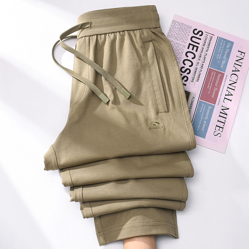 Summer Casual Pants for Men 2026 New Loose Straight Pants Cool Breathable Sports Sweatpants Summer Thin Men's Pants