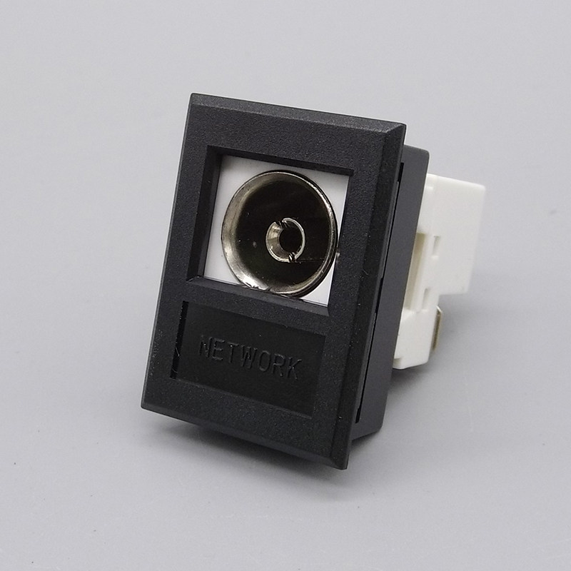 Amply Cable TV Desktop Bracket module CCTV socket TV panel socket TV TV connector