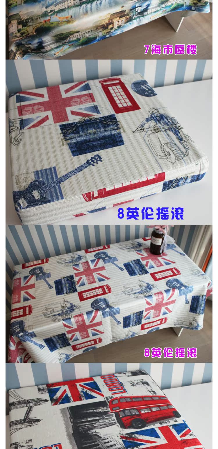 Tùy chỉnh in lanh đệm bọt biển đệm sofa đệm cửa sổ đệm văn phòng đệm ghế ăn đệm đệm bệt