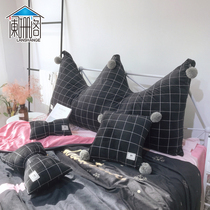 Creative handmade pillow Nordic ins Wind bow pillow princess room sofa waist pillow back cushion bay window pillow