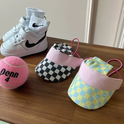 Брендовая демисезонная теннисная шапка, шахматы, юбка, удерживающая тепло футболка, (в наличии на складе), Южная Корея