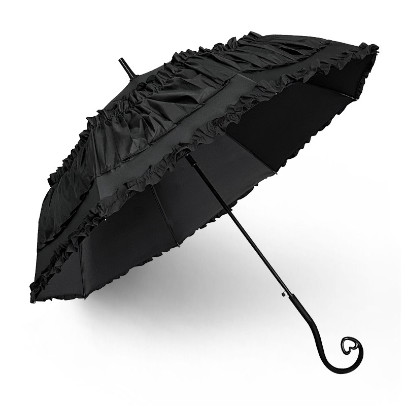 Cosplay Princess Lolita Lace Umbrella, Flying Love Umbrella Factory Long Handle Umbrella, Rain Umbrella, Instagram Style, Simple, Student Photography, Comic Convention
