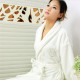 Five-star hotel pure cotton bathrobe couple's nightgown pure cotton towel material mid-length bathrobe absorbent bathrobe couple's pajamas