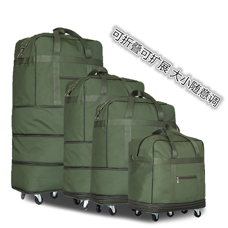 Ultralight 158 ​​Gói hàng không khí Bánh xe đa năng Di chuyển ra nước ngoài Du học Gấp Túi hành lý Túi du lịch Túi hành lý - Túi du lịch túi du lịch lv nữ