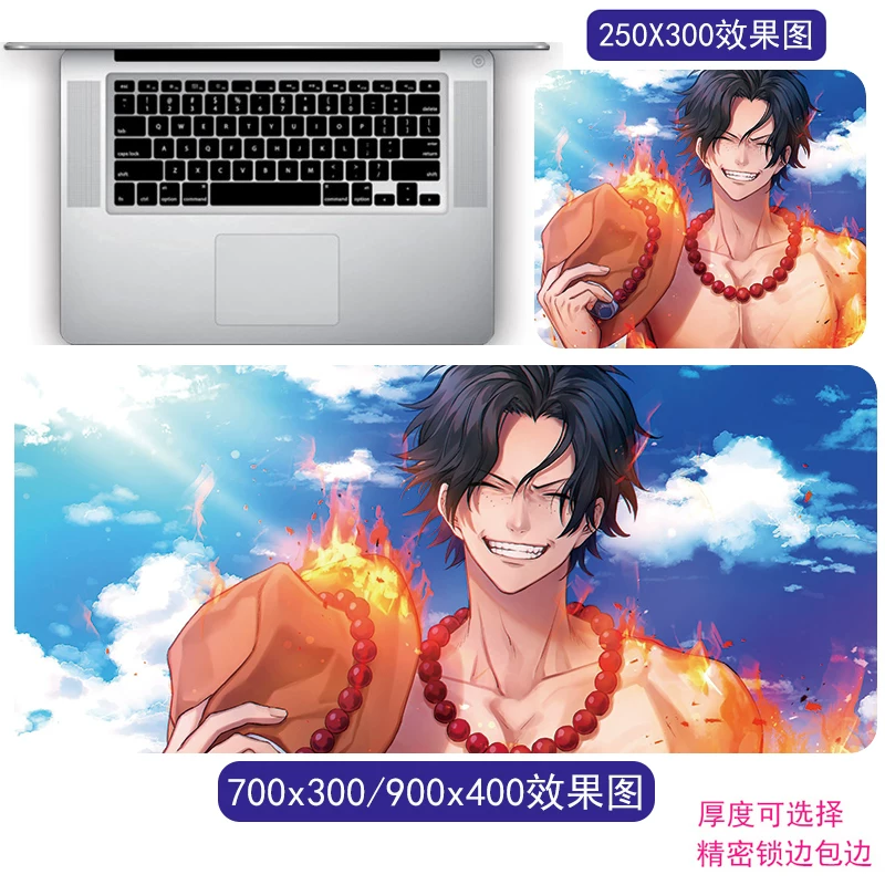 Коврик для мыши One Piece супер большой, Salon Ruf, аниме-игра офисный коврик для стола 2D