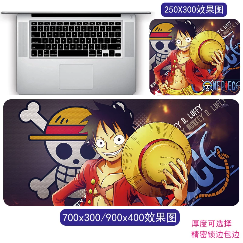 Коврик для мыши One Piece супер большой, Salon Ruf, аниме-игра офисный коврик для стола 2D