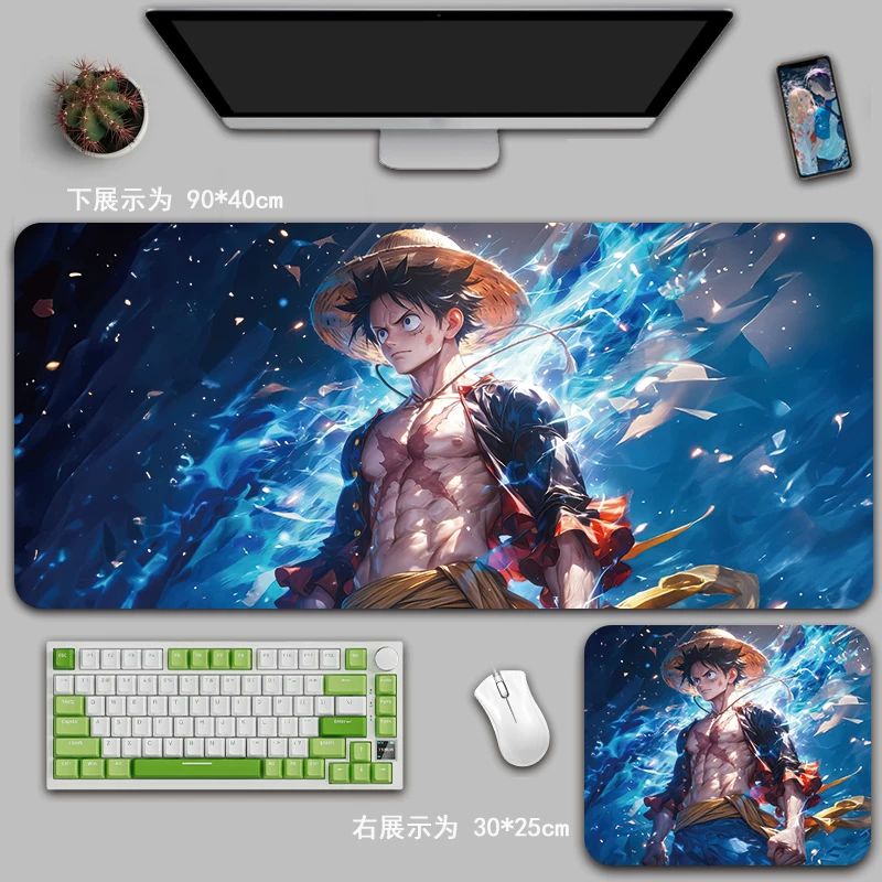 Коврик для мыши One Piece супер большой, Salon Ruf, аниме-игра офисный коврик для стола 2D