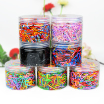 Rubber band Hairband disposable small rubber band Black thick rubber band tie head Korean cute hair rope female headgear head rope