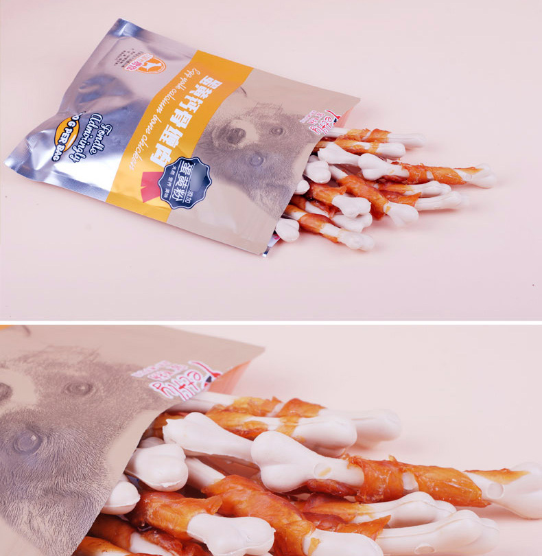 Chó con ăn vặt Chó lớn Chó con Chó Sạch Răng Xương Nhai Thú cưng Thú cưng Gà bay xung quanh Canxi thức an cho chó bao 20kg giá rẻ