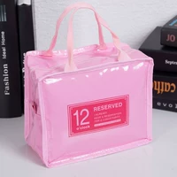 Водонепроницаемая лакированная кожа розового цвета 21*11,5*17см