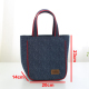 hộp cơm cắm điện chefman Denim dày nhôm lá cách nhiệt hộp ăn trưa dốc dốc oxford không thấm nước dây đeo tay túi gạo nam sinh viên túi ăn trưa - Hộp cơm điện sưởi ấm hộp đựng cơm cắm điện lock&lock