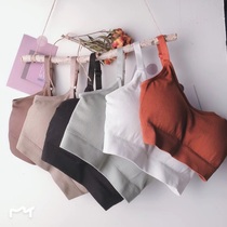 High quality elastic Japanese threaded underwear female steel ring without steel ring for adjusting harnesses to hit bottom vest movement comfortable bra