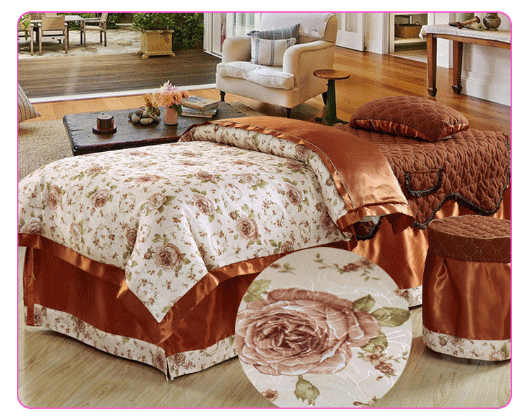 Đặc biệt cung cấp vẻ đẹp trải giường bốn bộ của thẩm mỹ viện đặc biệt massage massage trị liệu trải giường cao cấp moxibustion trải giường ga bọc giường spa