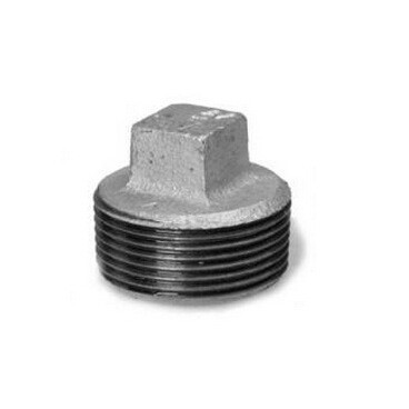 Galvanized resistance flow plug galvanized external thread plug external thread choke plug DN15 20 25 25 40 40 50 65 80