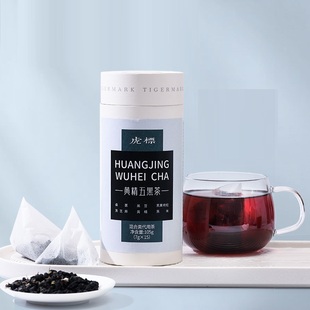 香港虎标黄精五黑茶袋泡105g