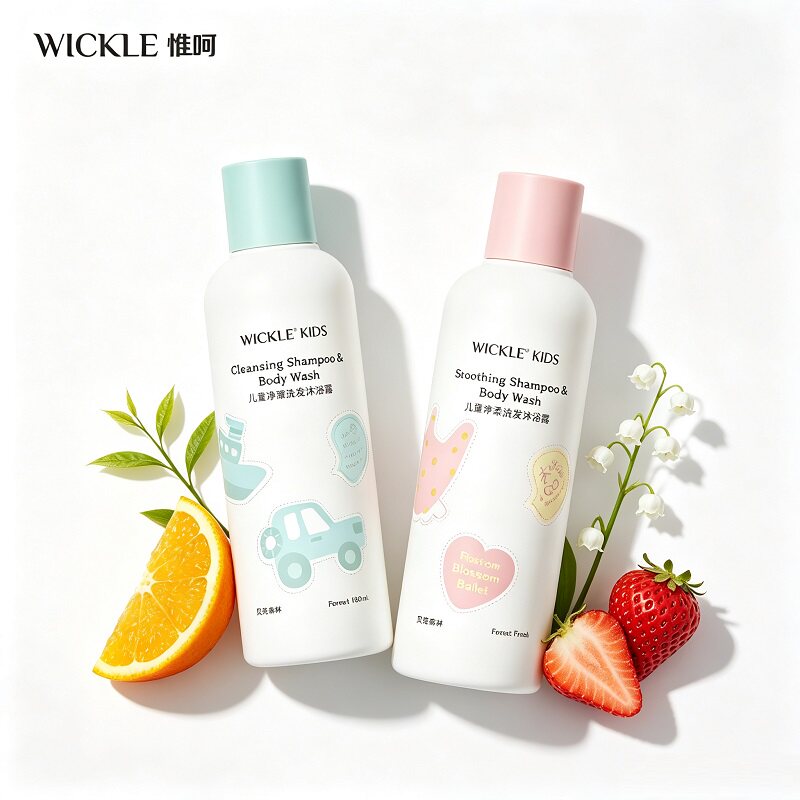 wickle游泳专用去氯洗发沐浴露二合一男女儿童除氯