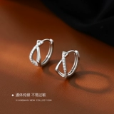 Серьги, зимний оберег на день рождения, серебро 925 пробы, легкий роскошный стиль, коллекция 2023