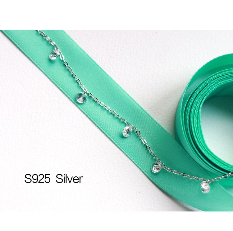 S925 vòng tay bạc nữ phiên bản Nhật Bản và Hàn Quốc ngọt ngào đơn giản siêu khí zircon pha lê thông minh trên tay trang sức thời trang hoang dã vòng tay cặp