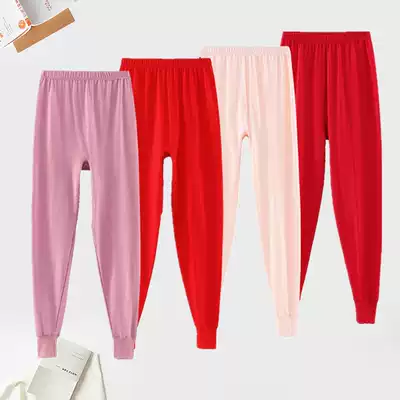 Spring and autumn elderly sanitary pants female pure cotton loose mother thin section wear high-waist old-fashioned plus one-piece cotton to keep warm