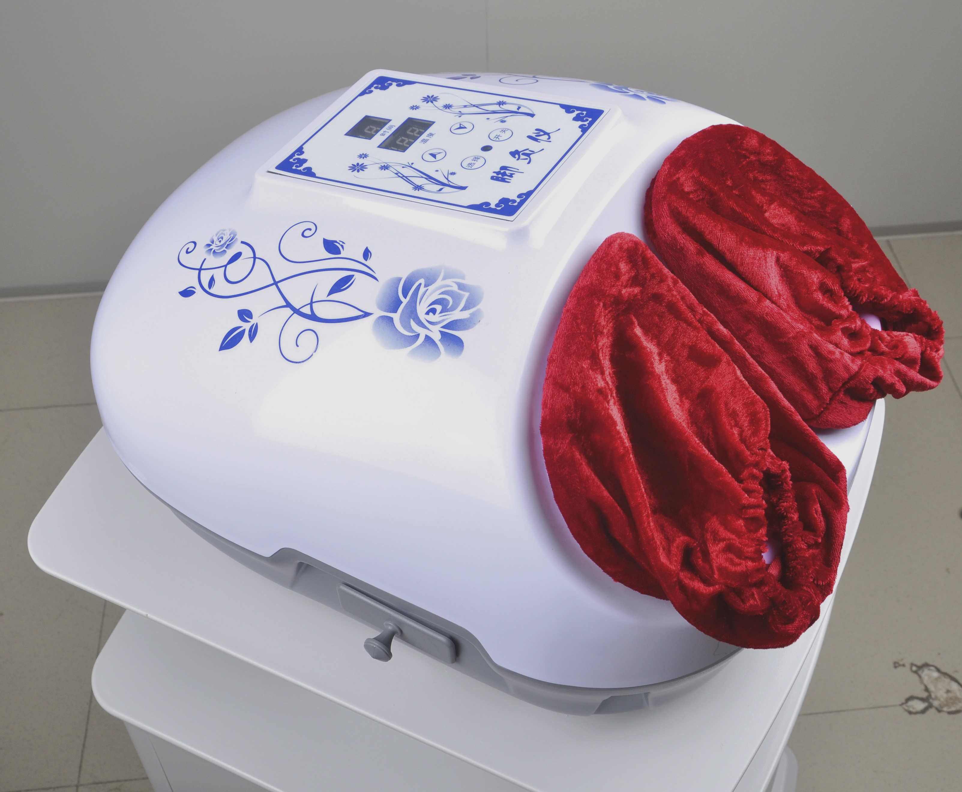 Temperature control far infrared foot moxibustion instrument foot moxibustion instrument foot therapy warming instrument smokeless foot moxibustion device moxibustion box instrument