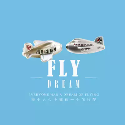 American Airlines AA Air China EVA Air SkyTeam Metal Aircraft Keychain Hanging Flying Key Ring