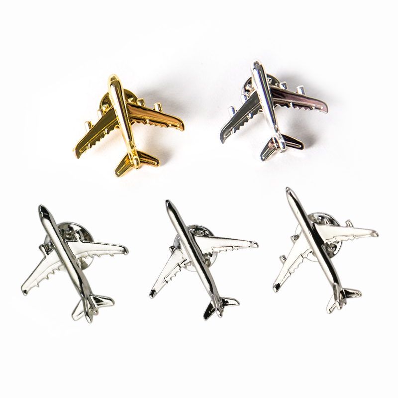 Airbus A350 AIRBUS A320 AIRCRAFT badge GOLD SILVER METAL FLIGHT COMMEMORATIVE AVIATION brooch