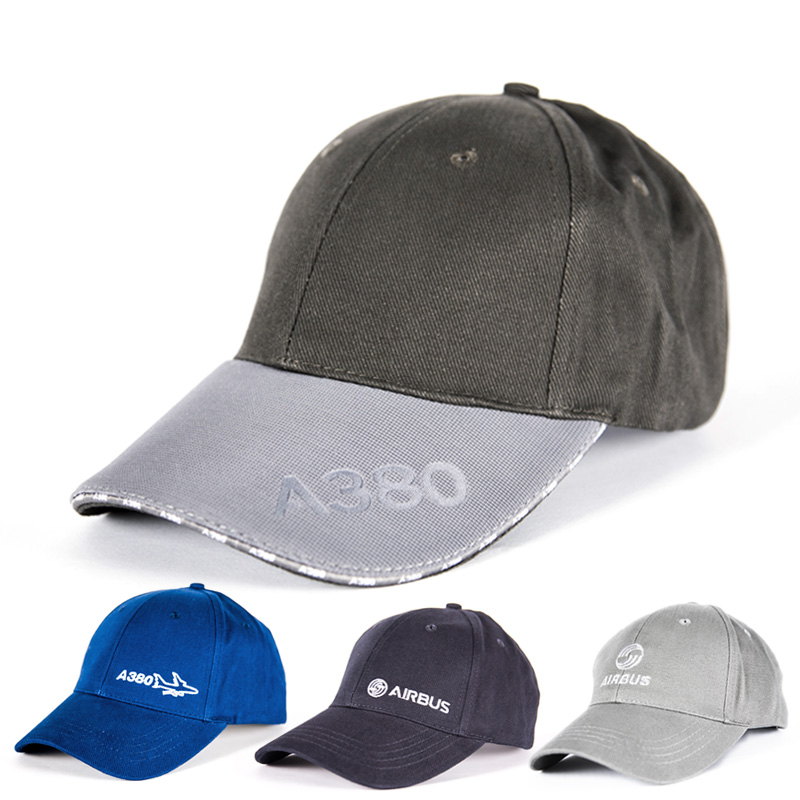 Airbus AIRBUS aircraft A380 outdoor casual baseball hat duck tongue cotton sun hat pilot sunhat