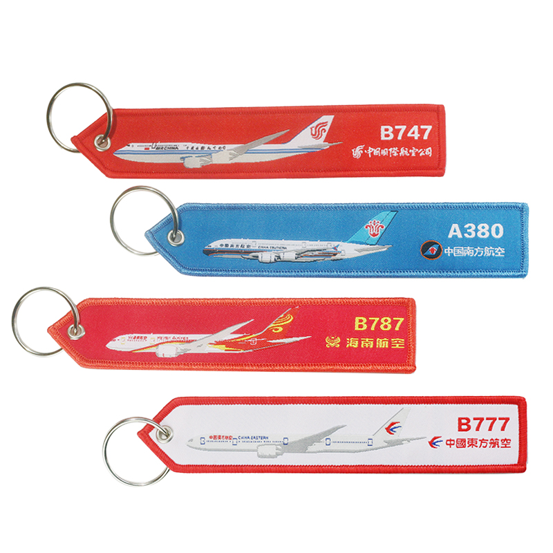 Airline China Southern Airlines Air China East Navigation Southern Airlines Aircraft painting model slogan embroidery keychain