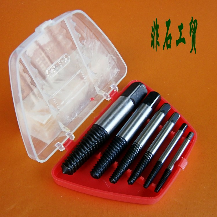 Fault Screw Extractor Slide Slide Slide Wire Break Wire Extractor 6 pieces of fine teeth