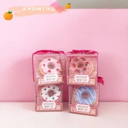 Girl Heart Donut Shape Fruit Colorless Lipstick Son môi Dễ thương Bao bì cá nhân