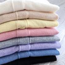 2021 spring new simple joker V-neck mercerized wool long sleeve knitted cardigan Womens Classic not out of date