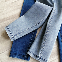 Giant slim tight not tight elastic cotton slim thin denim pants womens 2021 summer jeans