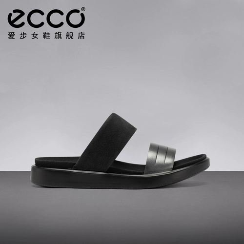 Tmall, ecco, мюли, дышащие женские тапочки на плоской подошве, подходят для носки на улице