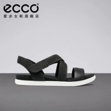 Ecco, летние модные босоножки на плоской подошве для отдыха