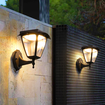 Solar wall lamp Outdoor waterproof wall lamp Outdoor super bright garden exterior wall lamp Villa door lamp Household terrace lamp