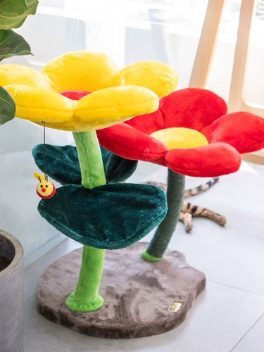 Meizi Cat & Kerry Flower Cat Cating Cat Cat West Cat Tree вместе Douyin То же самая сеть красная кошка скалолаза