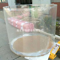 Processing Acrylic water barrel Flower Shop Flower Barrel Spray Tower Water Treatment Observation Window Back Cover Add Valve Stiletto