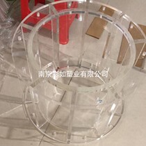 Transparent experimental pipe acrylic pipe organic glass pipe acrylic flange connecting piece custom-made